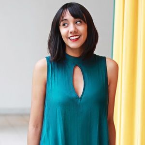 FREE PEOPLE Cutout Neck Sleeveless Choker Blouse